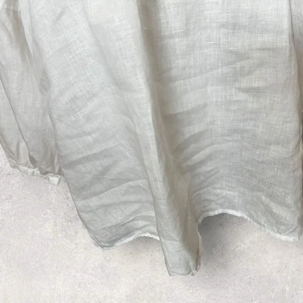 Women’s Johnny Was Linen Top Size Medium - Picture 3 of 11